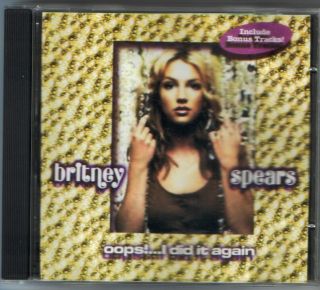 Britney Spears - Oops,  7 Bonus Tracks - Rare Unique Bulgaria Silver Disc