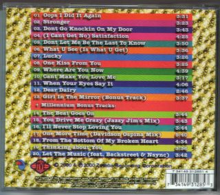 BRITNEY SPEARS - Oops,  7 Bonus Tracks - RARE UNIQUE BULGARIA SILVER DISC 2