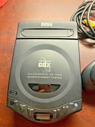 Rare Classic Sega Cdx System Console Cd Reading Issues