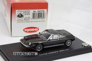 Kyosho 1:43 Scale Lotus Europa Special 1972 (black) Rare,  Discontinued 03073k