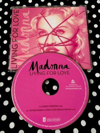 Madonna - Living For Love Rare Cd Single
