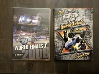 Monster Jam World Finals 7 And World Finals 10 Rare Dvds