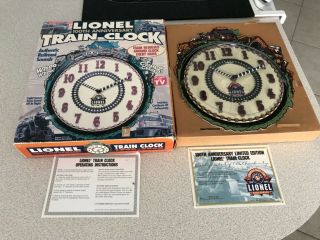 Rare Lionel Train 100th Anniversary Clock Production Sample Factory Archives