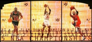 Rare}} Michael Jordan = 1997/98 Ud3/mj3,  3 - Card Sp Die - Cut Set ( )