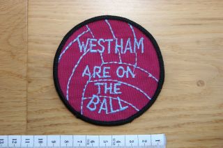 Vintage West Ham United Football Club Patch Badge Rare 1970s