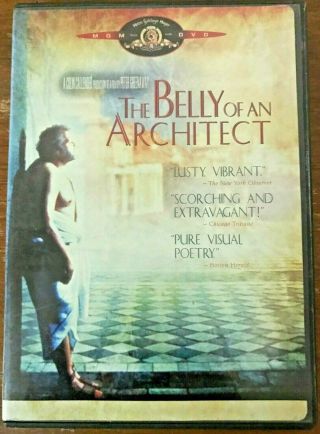 The Belly Of An Architect - Mgm Dvd - Oop/rare - - Brian Dennehy - Peter Greenaway