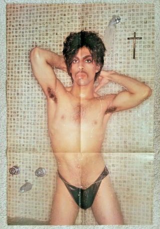 Prince | Rare 1981 Controversy Shower Promo Poster 22 X 33 Vg,  Cond