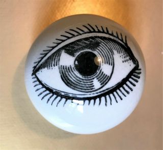 Rare Surrealist Piero Fornasetti Eye Eyeball Paperweight 1960s Dodo Designs Pop