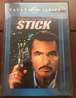 Stick 1985 (dvd) Once - Rare - Oop - Burt Reynolds,  Candice Bergen -