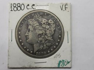 1880 - Cc Morgan Silver Dollar Coin Carson City $1 - Rare Date Scarce