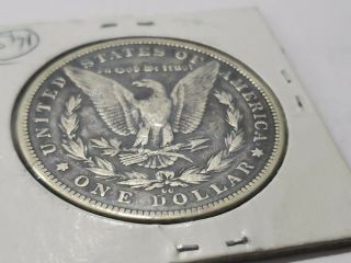 1880 - CC Morgan Silver Dollar Coin Carson City $1 - RARE DATE SCARCE 4