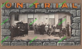 Rare 1910s Theatre Program On Trial Elmer Rice Opera House Oklahoma City