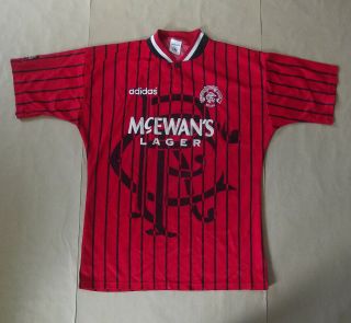 Rangers 1994 1995 Away Shirt Rare Authentic (m)