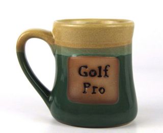 24 Oz Rare Extra Large Golf Pro Glazed Coffee Mug Great Gift