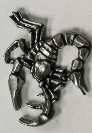 Poker Rox The Scorpions Pin Clasp Rare Pc200