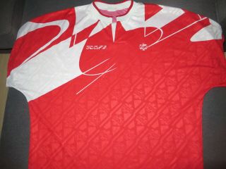 Rare Vintage 1994 - 1995 Team Canada Score Red Soccer Jersey Men Xl World Cup