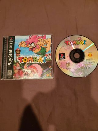 Tomba (sony Playstation 1,  1998) Complete Ps1 Rare Great Conditon
