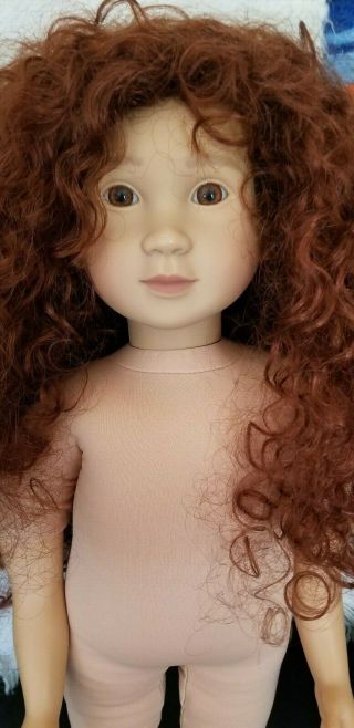 Rare My Twinn Tamsen 23 " Doll Red Wig,  Fair Skin,  Root Beer Eyes