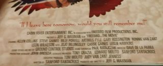 Lynyrd Skynyrd RARE Freebird The Movie 1995 Poster - 38 x 26 - Great to Frame 4