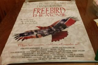 Lynyrd Skynyrd RARE Freebird The Movie 1995 Poster - 38 x 26 - Great to Frame 7