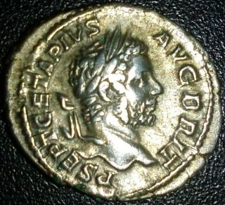 Ic Ar Denarius Of Geta As Co - Augustus With Caracalla And Severus.  Rare Issue
