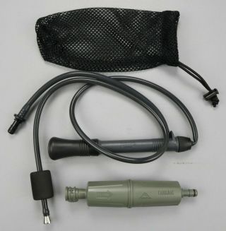 Msr Camelbak Inline Micro Water Filter & Pump • Us Army Gi Issue Rare
