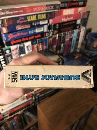 Blue Sunshine 1977 VHS 1984 Rare Cult Horror Vestron Video LSD Maniac Drugs 5