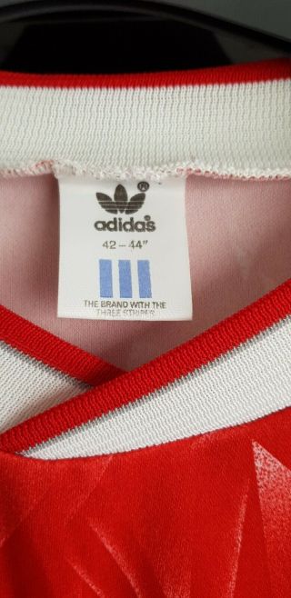Liverpool 1989/90 Home Shirt Candy,  Adidas,  size 42 - 44,  XL.  Ultra Rare 7