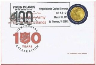 Virgin Islands 2017 - Centenary Of The Salvation Army - Rare