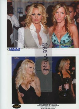 Sexy Pamela Anderson 2 Rare Press Photos 4