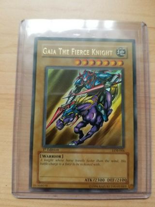 Yugioh Gaia The Fierce Knight Lob - 006 Ultra Rare 1st Edition Card Nm