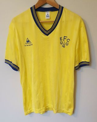 Everton 1985/86 Football Away Shirt Le Coq Sportif Rare Xl Size