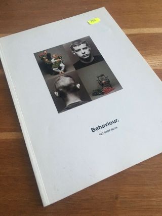 Pet Shop Boys - Behaviour - Music Sheets (soft Cover) - Rare Book