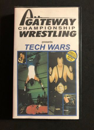 Rare Gateway Championship Wrestling Presents Tech Wars 2000 Vhs St Louis Gcw