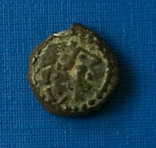 Very Rare Ancient Celtic Northern Hungary Boii Bronze Coin 1st Century Bc - P534