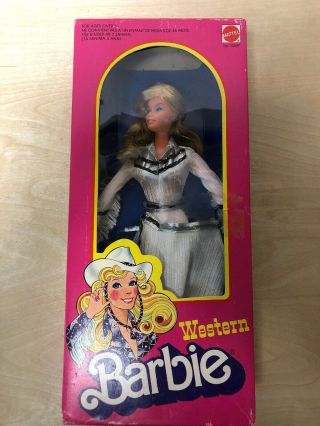 Mattel 1980 Western Barbie Doll 3469 Rare European Still