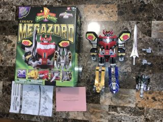 Mighty Morphing Power Rangers Legacy Megazord Complete Rare