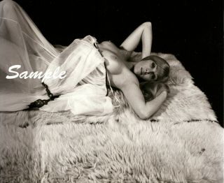2 Legendary British Model Teri Martine - Rare Vintage B/w Negative Size 120 Nude