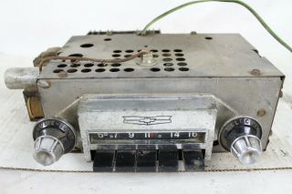 Vintage Oem 1958 Chevrolet Push Button Model 987727 Am Radio Gm Rare Part