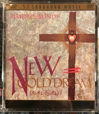 Simple Minds Gold Dream (81 - 84) 5.  1 Surround Music Dvd Audio Dts Ultra Rare