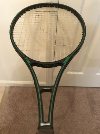 Rare Prince Graphite 110 1 Stripe Tennis Racket Big Grip 4 5/8 Vg