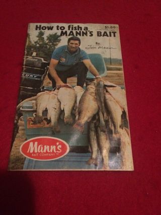 Tom Mann Fishing Lures How To Fish A Mann’s Bait Rare Tuff