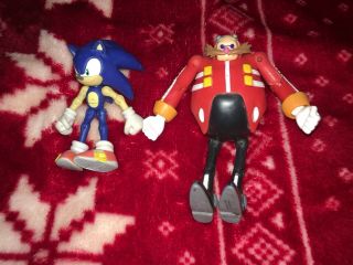 RARE Jazwares 3” Sonic The Hedgehog DR.  EGGMAN Figure Sonic Toy SEGA Set 8