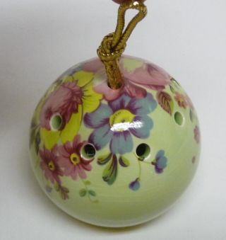 Ye Olde Ceramic Pomander Filled With Perfumed Flowers Made In England Rare