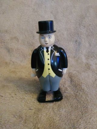 Rare Vintage Ertl Thomas The Tank Engine Wind Up Fat Controller Toy Figure 1991