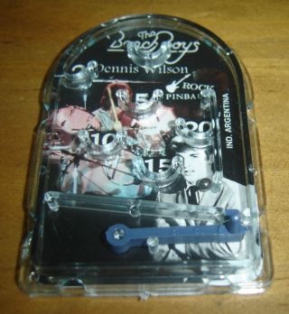 Beach Boys Dennis Wilson Rare Mini Pinball Collectible Toy Argentina Premium