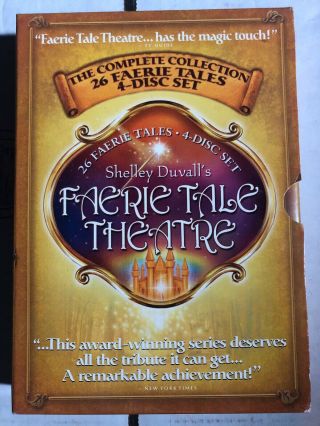 Shelley Duvall’s Faerie Tale Theatre 4 Dvd Set Robin Williams Jeff Bridges Rare