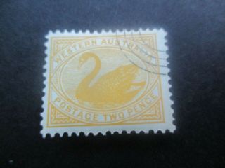 Western Australia Stamps: 1902 - 1906 Cto Swan - Rare (f355)