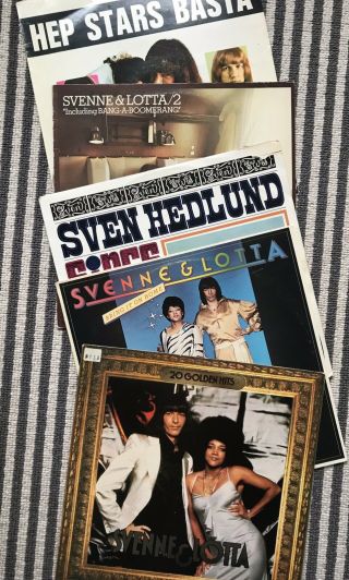 5 Rare Records Abba Related Svenne Lotta Hep Stars Sven Hedlund Sings Elvis