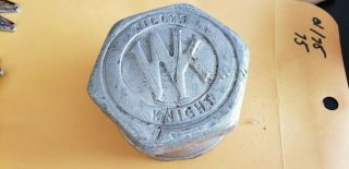 Willys Knight Hub / Grease Cap Aluminum Vintage Wk Rare Gw10b1